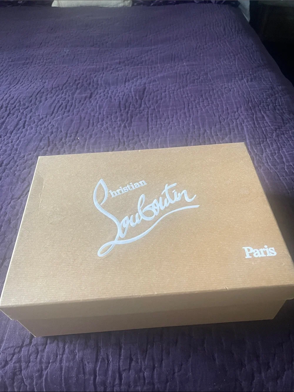 Christian Louboutin Black Patent Peep-Toe Pump